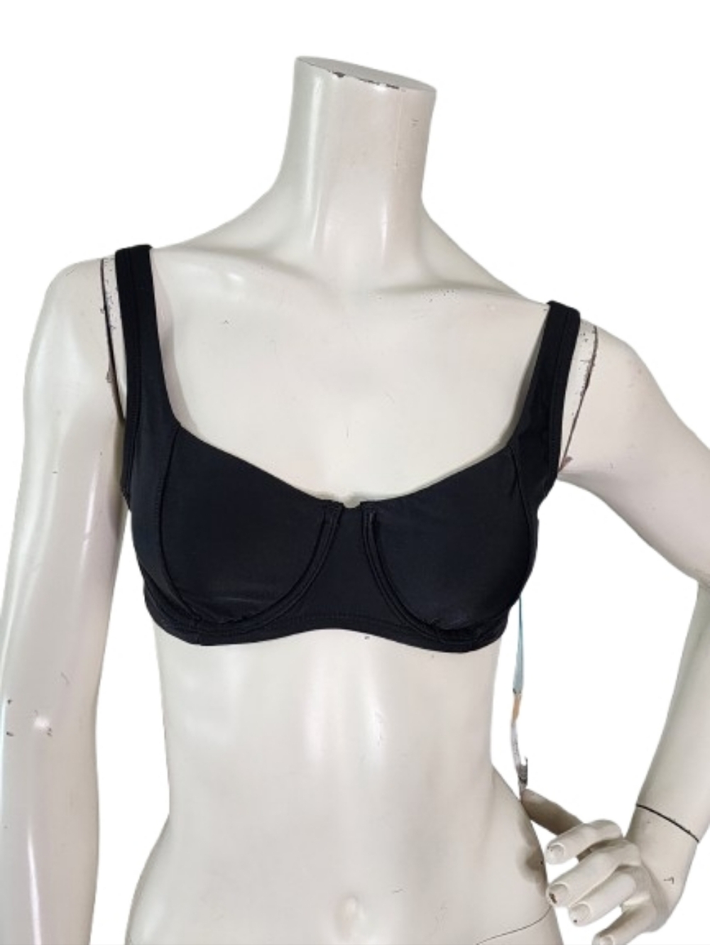 Kona Sol Bikini Top Womens L Black Underwire NEW